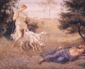 -Diana  y Endimion-, de Walter Crane (1833).